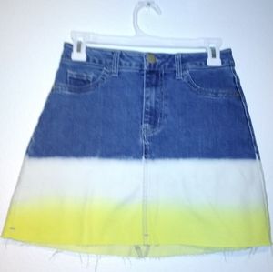 Wild Fable Denim Color Fade Skirt